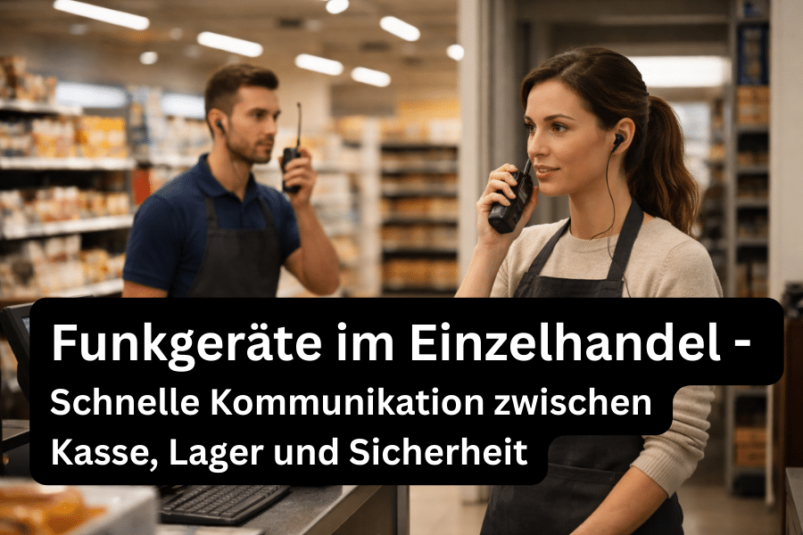 Funkgeräte im Einzelhandel