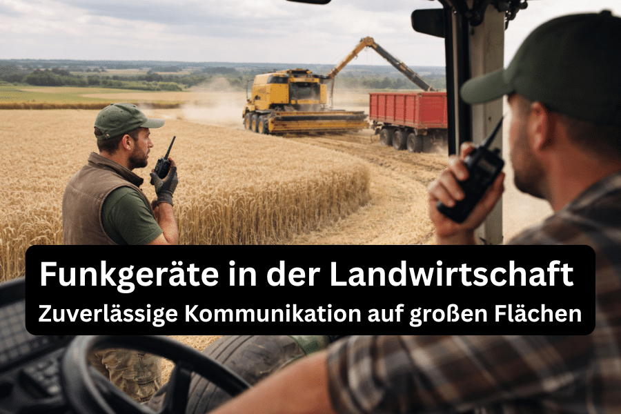 Funkgeräte in der Landwirtschaft