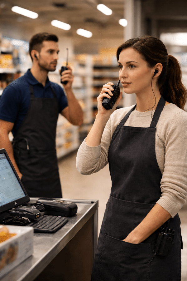 Funkgeräte im Einzelhandel Bild 1